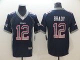 Nike 2018 England Patriots #12 Brady Drift Fashion Color Rush Limited Jersey