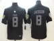 Nike 2018 Baltimore Ravens #8 Jackson Fashion Impact Black Color Rush Limited Jersey