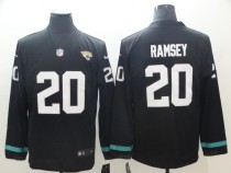 Men's Jacksonville Jaguars #20 Ramsey Teams Nike Therma Long Sleeve Jersey