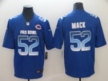 Men's NFC Chicago Bears #52 Khalil Mack Royal 2019 Pro Bowl NFL Game Jersey