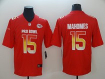 Men's AFC Kansas City Chiefs #15 Patrick Mahomes Red 2019 Pro Bowl NFL Game Jersey