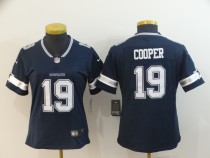 Women Dallas Cowboys #19 Amari Cooper Blue Vapor Untouchable Limited Jersey