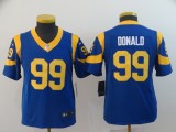 Youth NFL Los Angeles Rams #99 Donald Blue Vapor Untouchable Limited Jersey