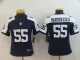 Women Cowboys 55 Leighton Vander Esch Thanksgiving Blue Vapor Untouchable Limited Jersey