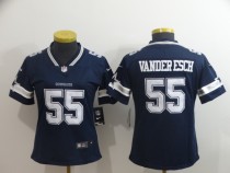 Women Cowboys 55 Leighton Vander Esch Navy Blue Team Color Vapor Untouchable Limited Jersey