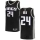 Men's Nike Sacramento Kings #24 Hield Black Statement Edition Jersey