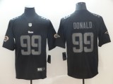 Nike 2018 Los Angeles Rams #99 Donald Fashion Impact Black Color Rush Limited Jersey