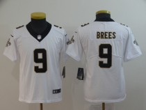 Youth NFL New Orleans Saints #9 Brees White Vapor Untouchable Limited Jersey