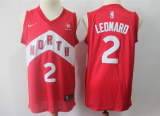 NBA Raptors 2 Kawhi Leonard Red Earned Edition Nike Men Jersey