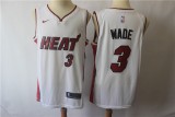 NBA Miami Heat #3 Wade Black White Jersey