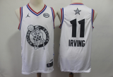 NBA Boston Celtics 11 Kyrie Irving White 2019 All-Star Game Men Jersey