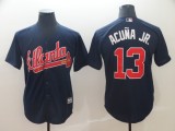 Atlanta Braves #13 Ronald Acuna MLB Men's Game Jersey