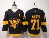 NHL Penguins 71 Evgeni Malkin 2019 Stadium Series Black Adidas Men Jersey