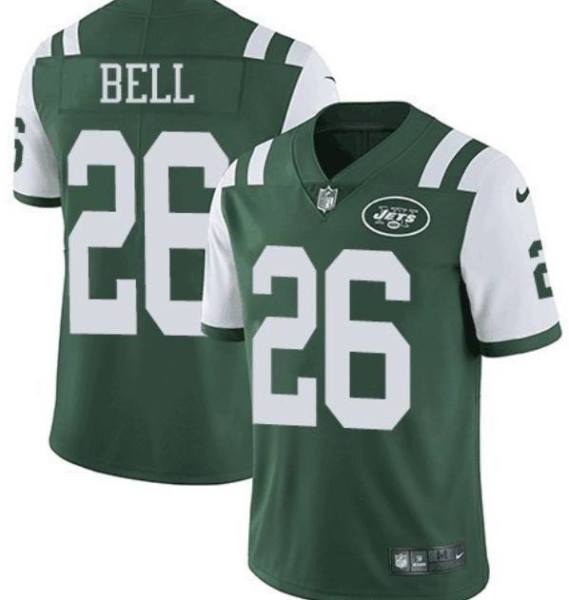 Nike New York Jets 26 Le'Veon Bell Green Vapor Untouchable Limited Men Jersey