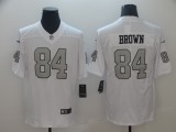 2019 NFL Oakland Raiders #84 Brown White Color Rush Limited Jersey