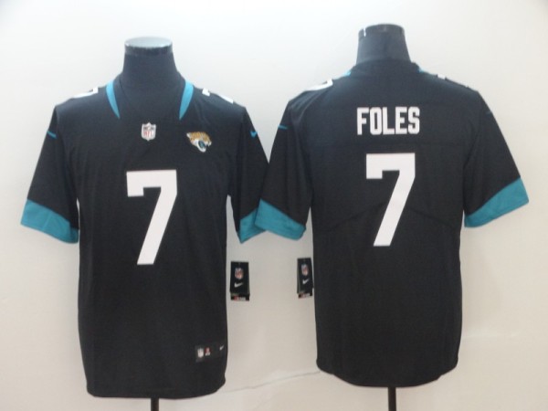 Nike Jacksonville Jaguars #7 Foles Black Vapor Untouchable Limited Jersey