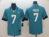 Nike Jacksonville Jaguars #7 Foles Blue Vapor Untouchable Limited Jersey