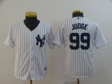 Youth New York Yankees #99 Aaron Judge White MLB Jersey