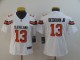 Women Cleveland Browns #13 Odell Beckham Jr White Vapor Untouchable Limited Jersey