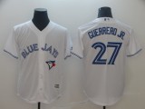 MLB Toronto Blue Jays #27 Guerrero Jr White Game Mens Jersey