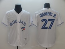 MLB Toronto Blue Jays #27 Guerrero Jr White Game Mens Jersey