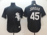 MLB Chicago White Sox #45 Jordan Black Game Jersey