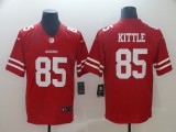 San Francisco 49ers #85 George Kittle Men's Red Alternate Limited Vapor Untouchable NFL Jersey