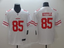 San Francisco 49ers #85 George Kittle Men's White Alternate Limited Vapor Untouchable NFL Jersey