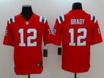 NFL New England Patriots #12 Brady Red Vapor Untouchable Limited Jersey