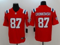 NFL New England Patriots #87 Gronkowski Red Vapor Untouchable Limited Jersey