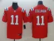 NFL New England Patriots #11 Edelman Red Vapor Untouchable Limited Jersey