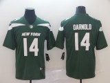 Men's New York Jets #14 Sam Darnold Green Vapor Untouchable Limited Stitched Jersey