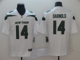 Men's New York Jets #14 Sam Darnold White Vapor Untouchable Limited Stitched Jersey