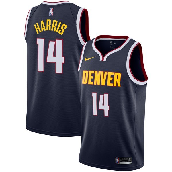 NBA Denver Nuggets #14 Harris Statement Navy Swingman  2018-19 Jersey