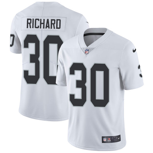 Men's Oakland Raiders #30 Jalen Richard White Vapor Untouchablel  Limited Jersey