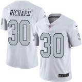 Men's Oakland Raiders #30 Jalen Richard White Color Rush Limited Jersey