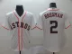 MLB Houston Astros #2 Bregman White Game Jersey
