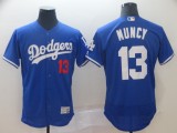 MLB Los Angeles Dodgers #13 Muncy Blue Elite Jersey