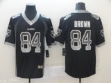 Nike 2018 Oakland Raiders #84 Brown Black Drift Fashion Color Rush Limited Jersey