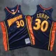 Gold State Warriors 30 Stephen Curry Navy 2009-10 Hardwood Classics Jersey