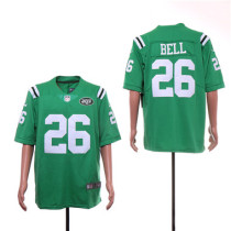 Nike New York Jets 26 Le'Veon Bell Green Color Rush Limited Jersey
