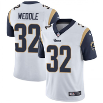Nike Los Angeles Rams #32 Eric Weddle White Vapor Untouchable Limited Jersey