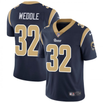 Nike Los Angeles Rams #32 Eric Weddle Navy Team Color Vapor Untouchable Limited Jersey
