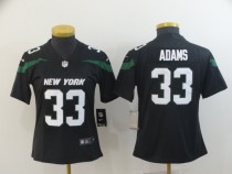Women New York Jets #33 Jamal Adams Black Vapor Untouchable Limited Stitched NFL Jersey