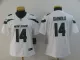 Women New York Jets #14 Darnold White Vapor Untouchable Limited Stitched Jersey
