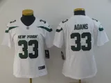 Women New York Jets #33 Jamal Adams White Vapor Untouchable Limited Jersey