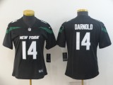 Women New York Jets #14 Sam Darnold Black Vapor Untouchable Limited Stitched Jersey