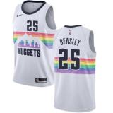 NBA Denver Nuggets #25 Malik Beasley New 2018/19 City Edition Swingman White Jersey