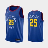 NBA Denver Nuggets #25 Malik Beasley Statement Blue 2018-19 Jersey