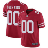 Men's San Francisco 49ers Customized Red Vapor Untouchable Limited NFL Jersey